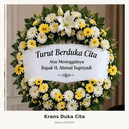 Krans Bunga Duka Pariaman